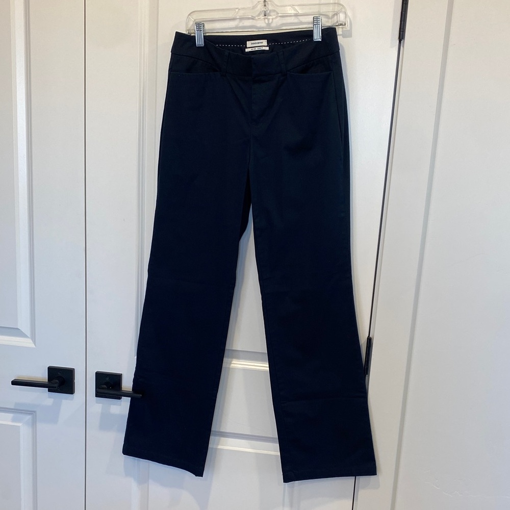 Dockers Mid Rise Curvy Navy Pants